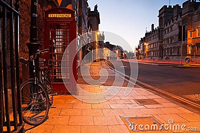 Morning streets of Oxford.