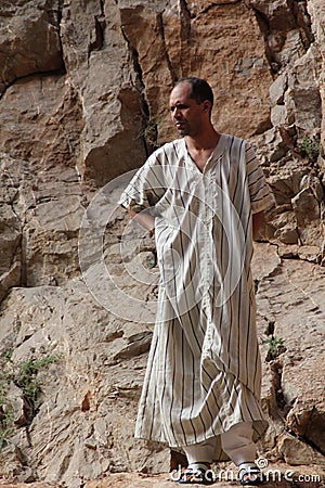 Moroccan men in dades gorges