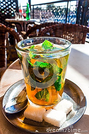 Moroccan mint tea