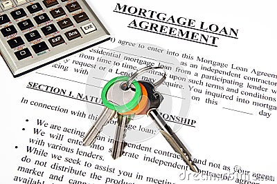 Mortgage loan application form