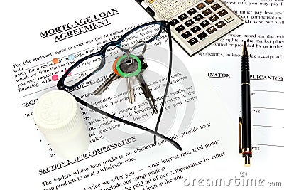 Mortgage loan application form