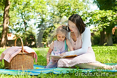 Mother and child - reading book