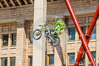 Moto Freestyle show FMX Masters. Moscow, July 26, 2014