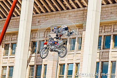 Moto Freestyle show FMX Masters. Moscow, July 26, 2014