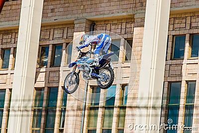 Moto Freestyle show FMX Masters. Moscow, July 26, 2014