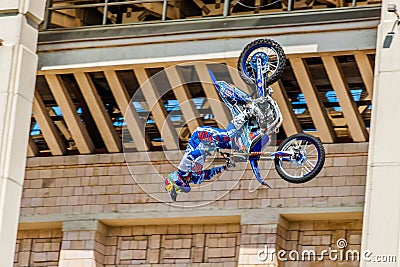 Moto Freestyle show FMX Masters. Moscow, July 26, 2014