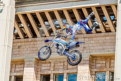 Moto Freestyle show FMX Masters. Moscow, July 26, 2014