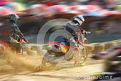 Motocross bikes racing speed