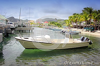 Motor boat St. Maarten, Netherlands Antilles