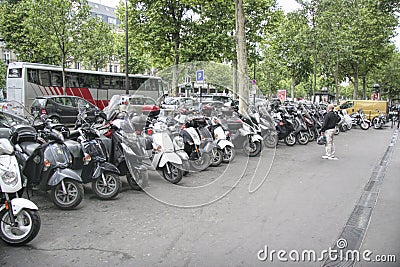 Paris, France Motor Cycles