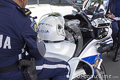 Motorcycle cop