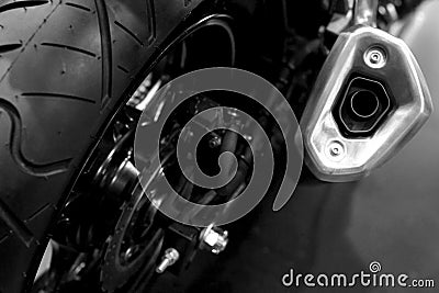 Motorcycle exhaust pipes