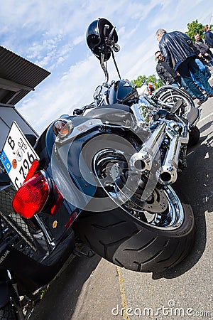 Motorcycle Harley Davidson Softail.