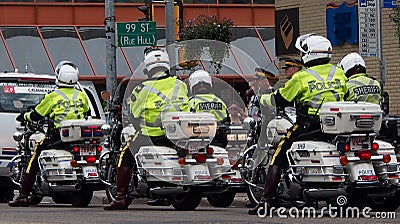 Motorcycle Police In Edmonton