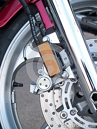 Motorcycle wheel brake