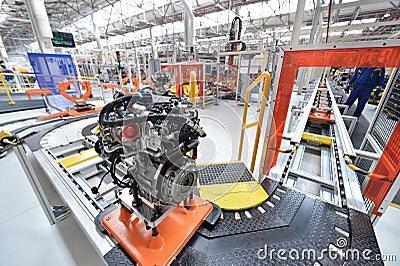 Motors car assembly line