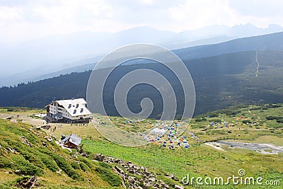 Mountain Hut and Camping Tents