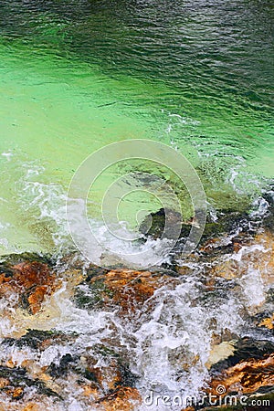 Mountain river stream