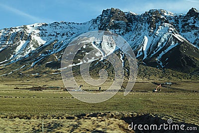 Mountain scene in Iceland