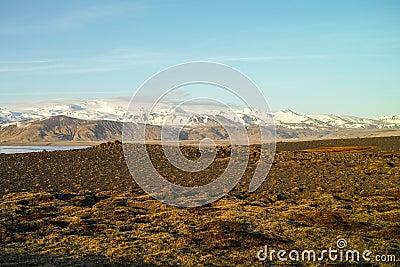 Mountain scene in Iceland