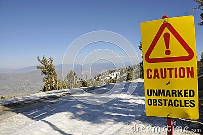 Mountain Ski Resort Signage