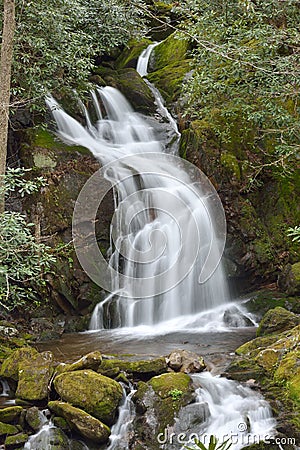 Mouse Creek Falls in Smoky Mountain National Park