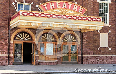 Movie Theater Times on Movie Theatre Royalty Free Stock Photo   Image  4555995