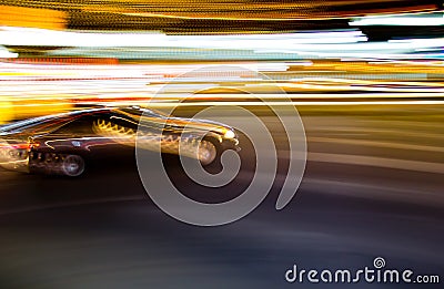 Moving car blur