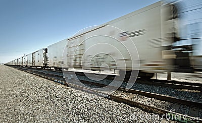 Moving Freight Train