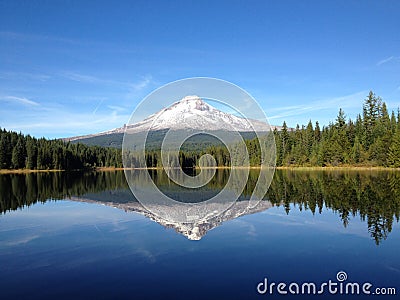 Mt. Hood Reflection in Trillium Lake