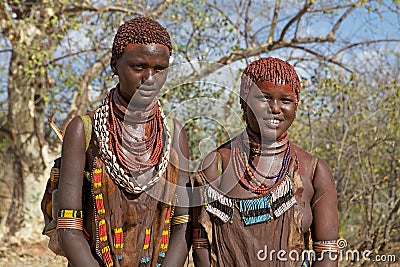 Mujeres tribales africanas Fotografía editorial