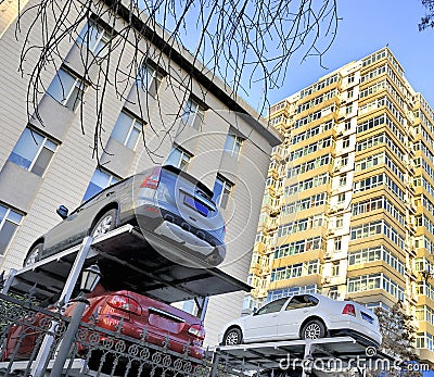 Multi-level China car parking system