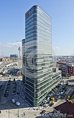 Multistory office building of the austrian federal railways