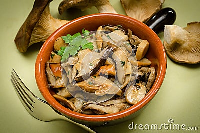 Mushroom salad