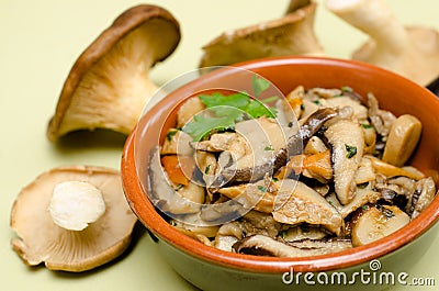 Mushroom salad