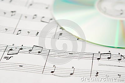 Music CD and music sheet