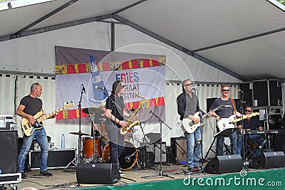 Pop concert at Street Festival,Leeuwarden,Holland