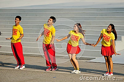 Music & Drama Company dance performance during NDP