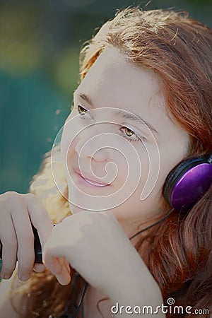 Music girl headphones