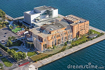 Music Hall of Thessaloniki, aerial view