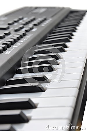 Music keyboard keys