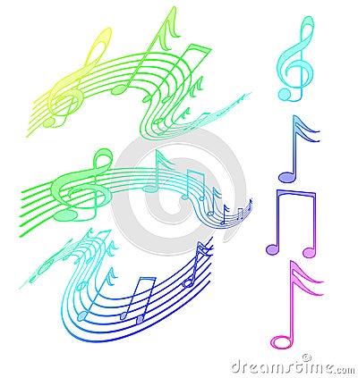 Music notes