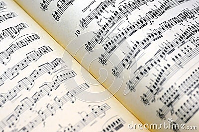 Music notes background