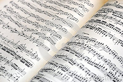 Music notes background