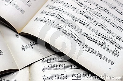 Music notes background