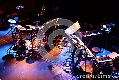 Musical Instruments stage setup