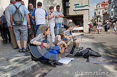 Musician celebrate annual street music festival