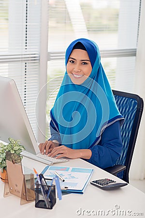 Muslim business lady