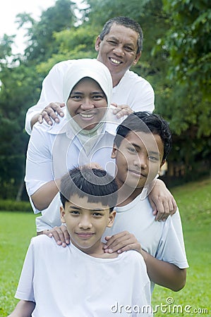 Muslim family