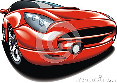 My original car design in red